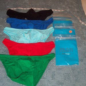 5 pair man pouch  briefs size med #459